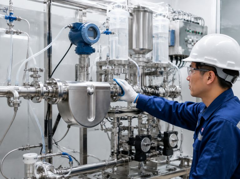 商洛科里奥利液体质量流量计